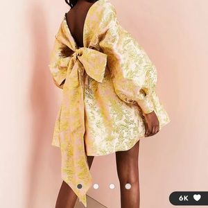 ASOS luxe babydoll puff dress